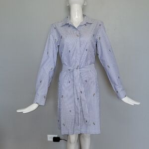 Kenzo Short Shirt Dress in Cartoon Stripe, BNWT, Size 38